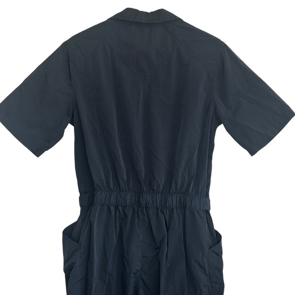 Air Jordan Parachute Jumpsuit Small Black Utility Streetwear Tapered Pockets - Picture 6 of 10